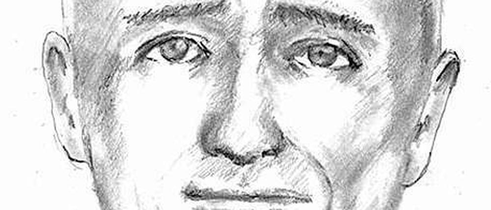 Die Zeichnung soll der Polizei bei der Suche nach dem Mann helfen, der mindestens 12 Besucher von Weihnachtsmärkten vergiftet hat. 
