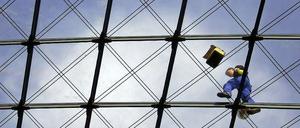 Am Berliner Hauptbahnhof regnet es herein. Schuld daran sind Krähen.