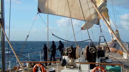 Bei schönstem Wetter heißt es derzeit "Segel setzen und volle Kraft voraus" auf der Sea Cloud.