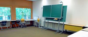 Der Gebetsraum im Diesterweg-Gymnasium ist ein kleiner Klassenraum.