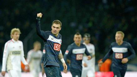 Offensiv läufts: Pierre-Michel Lasogga rettete gegen Leverkusen mit seinem zweiten Tor zum späten Ausgleich wenigstens einen Punkt. 
