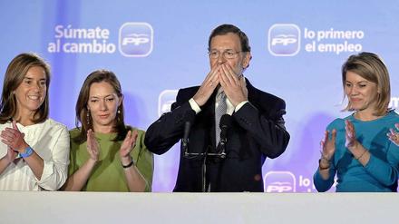 Der spanische Wahlsieger Mariano Rajoy steht vor schweren Aufgaben.