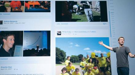 Innovativ. Im September stellte Facebook-Gründer Mark Zuckerberg in San Francisco neue Produkte vor. 