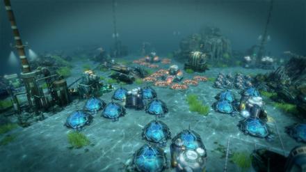 Unterwasserstadt in "Anno 2070".