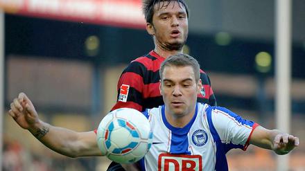 Mittelstürmer Pierre-Michel Lasogga darf gegen Freiburg wieder von Beginn an ran.