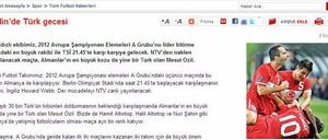 Die türkische Presse zeigt schon mal jubelnde türkische Nationalspieler.