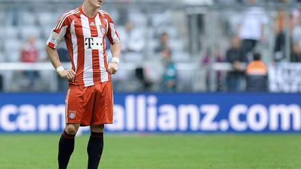 Bayern München sah müde aus - so auch Bastian Schweinsteiger.