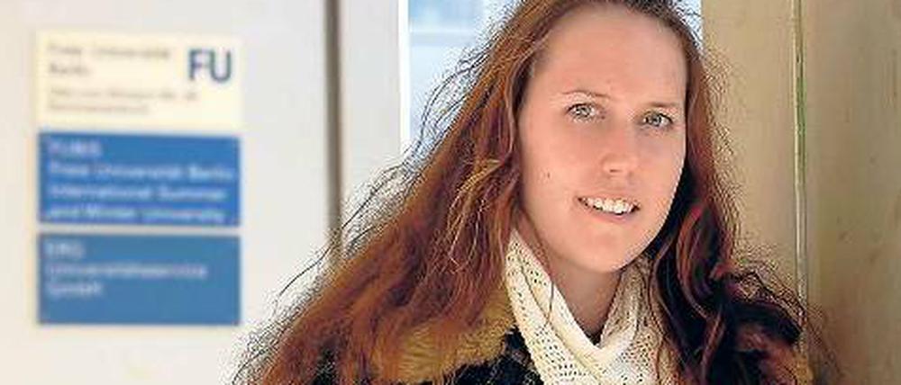 Eileen Alex ist gerade erst aus Recklinghausen nach Berlin-Schlachtensee gezogen. 