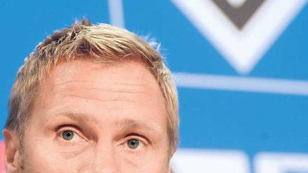 Neuer Star unter der Raute. Thorsten Fink, seit Montag Trainer des HSV. Foto: Reuters