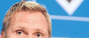 Neuer Star unter der Raute. Thorsten Fink, seit Montag Trainer des HSV. Foto: Reuters