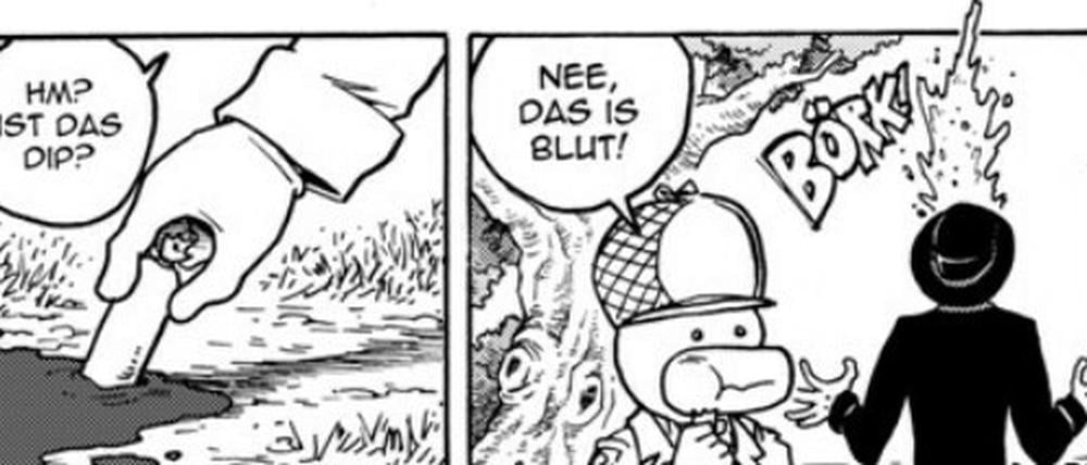 Wie ihm der Schnabel gewachsen ist: Eine Szene aus "Entoman".