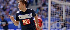 Torun beim Torjubel. So wollen ihn die Hertha-Fans am liebsten sehen.