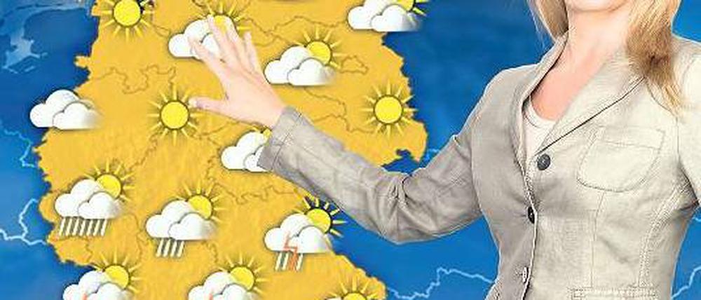 Im Ersten. Ob Claudia Kleinert weiter das Wetter präsentiert, ist ungewiss. Foto: ARD