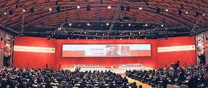 Karlsruher Appell. Die Märkte dürfen nicht „entfesselt“ wüten und die Menschen entwerten und entwürdigen, sagt der IG-Metall-Vorsitzende Berthold Huber. Foto: dpa