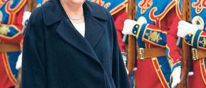 „Historisch“ nannte der Präsident der Mongolei den Besuch von Kanzlerin Merkel. Foto: dpa