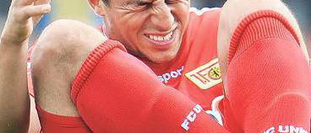 Kurzer Schmerz. Halil Savran gehört zu den wenigen Gesunden bei Union.Foto: Imago