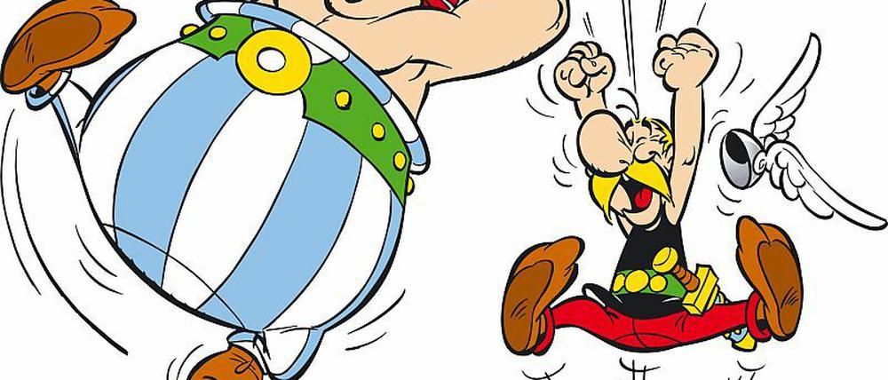 Gallier, wollt Ihr ewig leben? Asterix und Obelix wie man sie seit Jahrzehnten kennt.