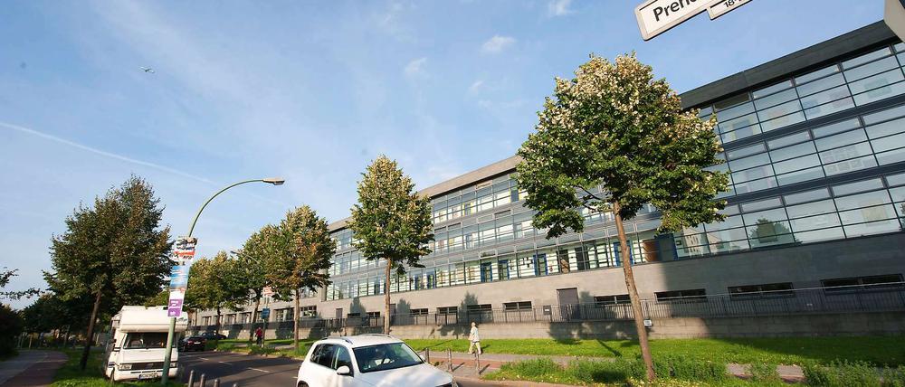 Das Wahllokal in der Prendener Straße in Lichtenberg.