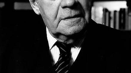 Helmut Schmidt, Altbundeskanzler und Herausgeber DIE ZEIT, Hamburg.