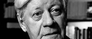 Helmut Schmidt, Altbundeskanzler und Herausgeber DIE ZEIT, Hamburg.