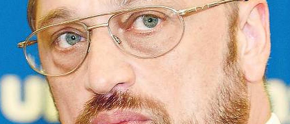Martin Schulz ist Vorsitzender der sozialdemokratischen Fraktion im Europaparlament. Er kandidiert für das Amt des Parlamentspräsidenten, das Ende des Jahres neu vergeben wird.