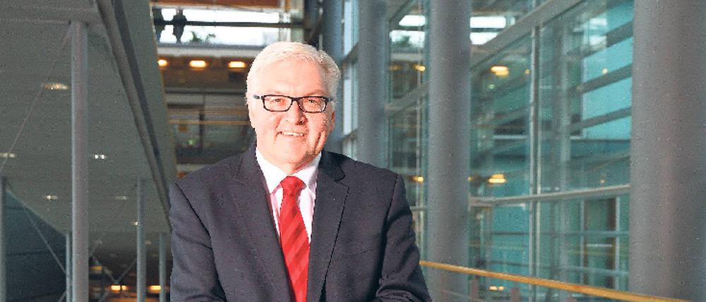 SPD-Fraktionschef Frank-Walter Steinmeier.