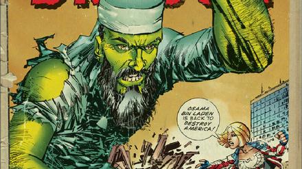 Giftgrün: In der Heftreihe "Savage Dragon" kehrt der al-Quaida-Chef als Untoter zurück.