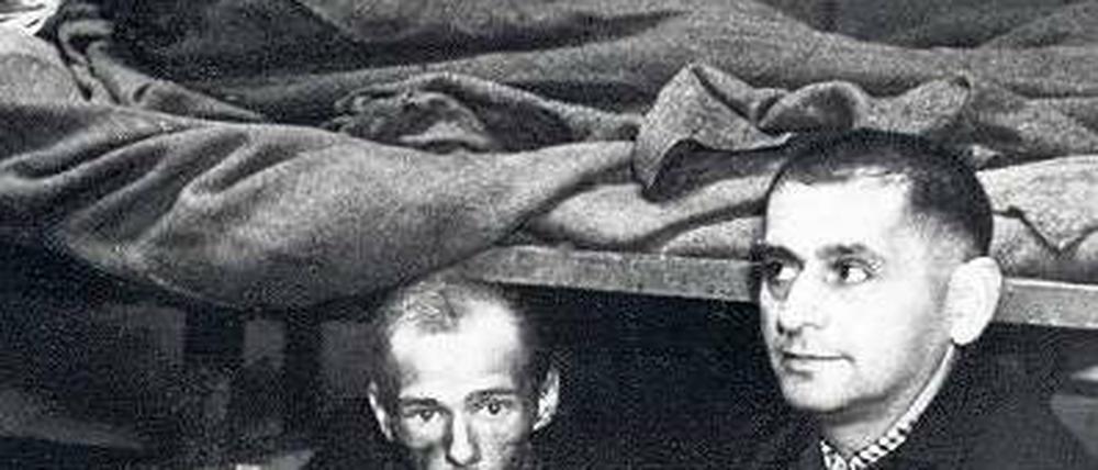 „Ort des Massensterbens“: Im Konzentrationslager Flossenbürg – hier der Krankensaal kurz nach der Befreiung – kamen mehr als 30 000 Menschen ums Leben. Foto: pa/dpa