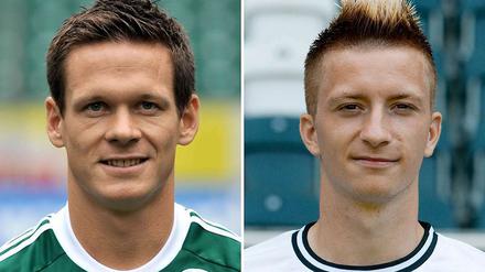 Länderspiel-Neulinge: Sascha Riether (l.) und Marco Reus.
