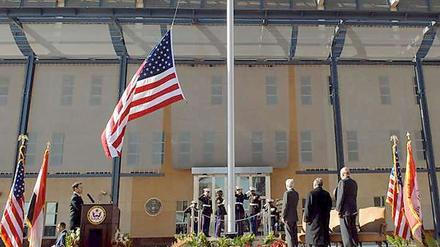 Die US-Botschaft in Bagdad. So groß wie Vatikan-Stadt.