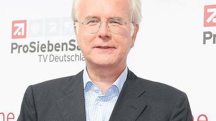 Gottschalk im Ersten? Wird nichts. Harald Schmidt schaute in die TV-Zukunft. Foto: dpa