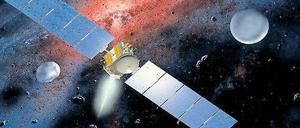 Im Reich der Asteroiden. Die Raumsonde „Dawn“ soll erkunden, wie ein Planet zur Zeit der Entstehung des Sonnensystems ausgesehen hat.Foto: p-a/dpa