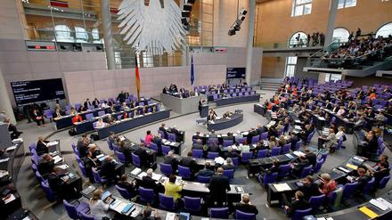 Im Bundestag wurde hitzig diskutiert.