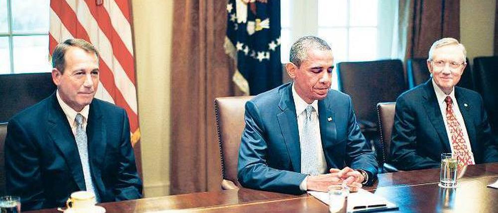 In der Zwickmühle. Noch haben die USA unter der Führung von Barack Obama die Note „Aaa“. China glaubt aber schon jetzt nicht mehr an den Dollar. 