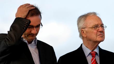 Matthias Platzeck (l.) und Manfred Stolpe.