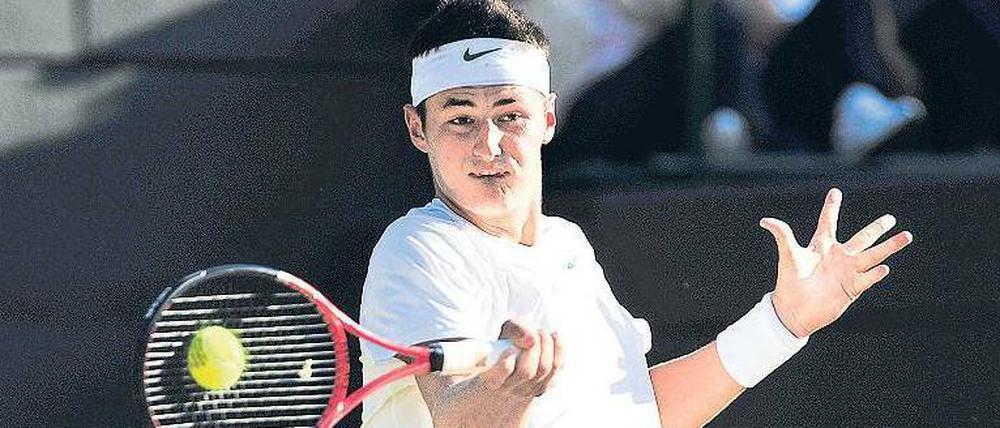 Taktisch stark. Der in Stuttgart geborene Bernard Tomic, Sohn kroatischer Eltern, kann nicht nur hart schlagen, sondern auch mit Köpfchen spielen.