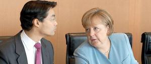 FDP-Chef Rösler (l.) wollte liefern, Kanzlerin Merkel scheint dazu bereit.