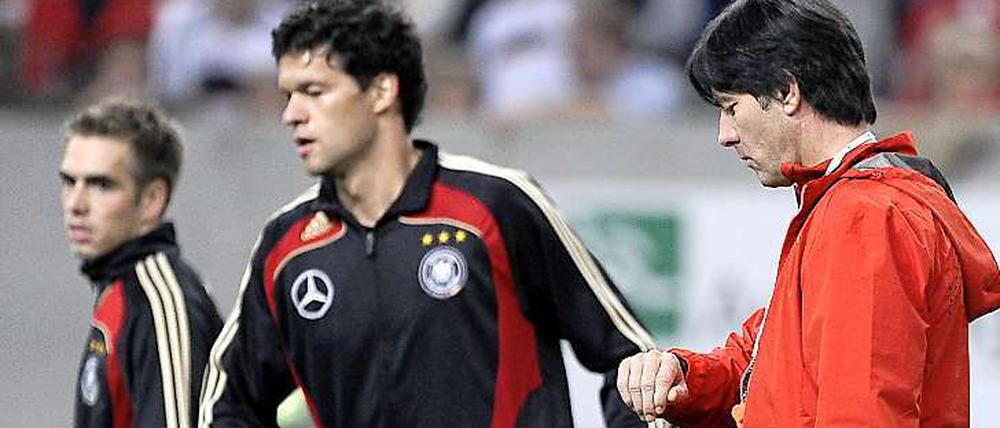 Die Zeit für Michael Ballack in der Nationalmannschaft ist abgelaufen.