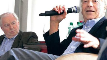 Gut gelaunt. Eberhard Diepgen plauderte beim Besuch im Tagesspiegel munter über die Hauptstadtwerdung, die Kompromissentscheidung für den Fughafenstandort Schönefeld und das Potenzial der Stadt.