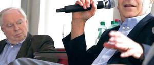 Gut gelaunt. Eberhard Diepgen plauderte beim Besuch im Tagesspiegel munter über die Hauptstadtwerdung, die Kompromissentscheidung für den Fughafenstandort Schönefeld und das Potenzial der Stadt.