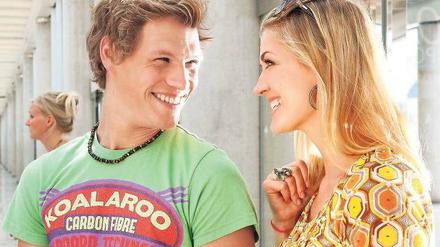 Liebe XL. Julia (Nina Bott, mit Remo Schulze) wartete schon 1995 auf Jan.Foto: ARD