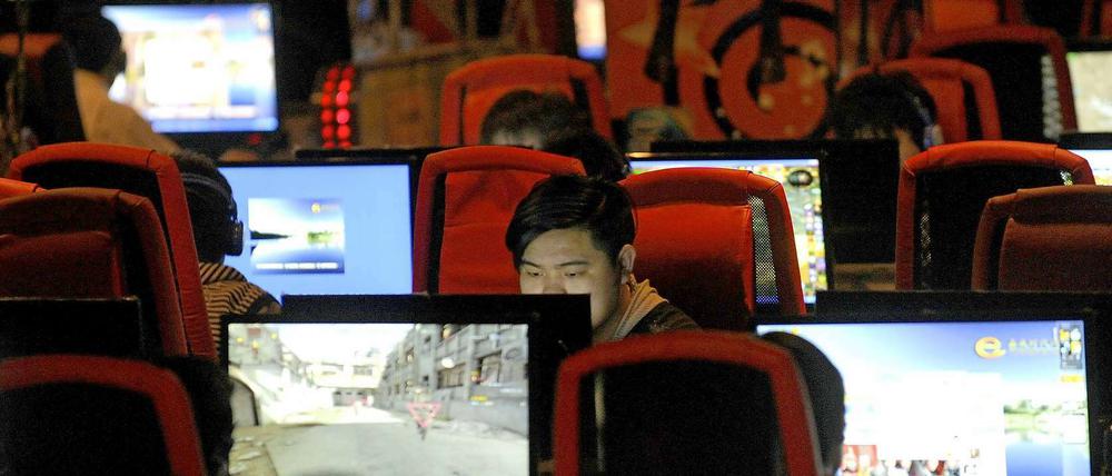 Internet-Café in Peking.