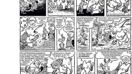 Herr der Tiere. King Aroos Reich wird bevölkert von allerlei sprechender Fauna.