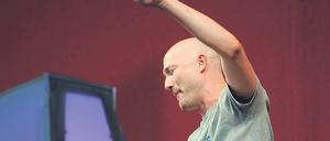 Icke schon wieder. Paul Kalkbrenner bei der Arbeit. Foto: dpa