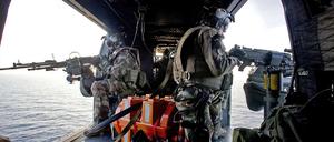 Französische Streitkräfte während einer ihrer ersten Nato-Operationen in Libyen.