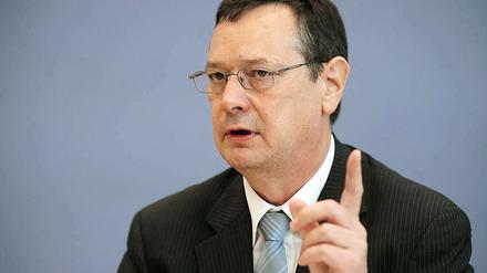 Der Wehrbeauftragte des Deutschen Bundestages: Hellmut Königshaus (FDP).