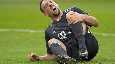 Franck Ribéry vom FC Bayern München hat immer wieder mit Verletzungsproblemen zu kämpfen.
