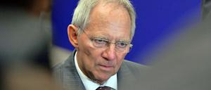 Finanzminister Wolfgang Schäuble will, dass sich die privaten Gläubiger an den Griechenlandhilfen beteiligen.