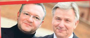 Rot-Schwarz für Berlin? Die Vorstellung, dass der SPD-Spitzenkandidat Klaus Wowereit und sein Kollege Frank Henkel gut zusammenarbeiten könnten, ist gar nicht so abwegig. Beide sind Berliner. Beide sind Aufsteiger. Beide verstellen sich nicht. Und beide sind Lokalpatrioten. 