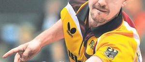 Unter Freunden. Timo Boll setzte sich gegen Dimitrij Owtscharow durch.